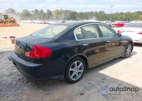2004 Infiniti G35 from USA, damaged, VIN JNKCV51E44M604671